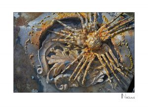 Detail aus der Skulptur "Krakenauto" von Sigi Ulmer im Buchheim Museum, Bernried