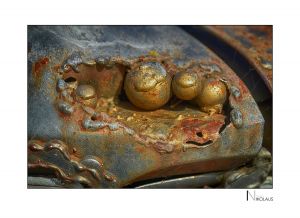 Artwork / Detail aus der Skulptur "Krakenauto" von Sigi Ulmer im Buchheim Museum, Bernried