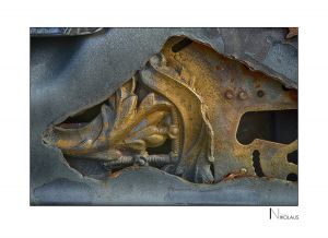 Artwork / Detail aus der Skulptur "Krakenauto" von Sigi Ulmer im Buchheim Museum, Bernried