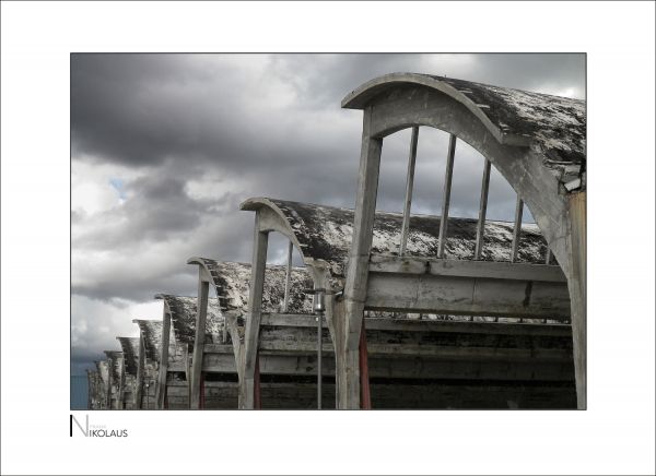 Industriefotografie: Ruine der alten Kammgarnspinnerei Augsburg