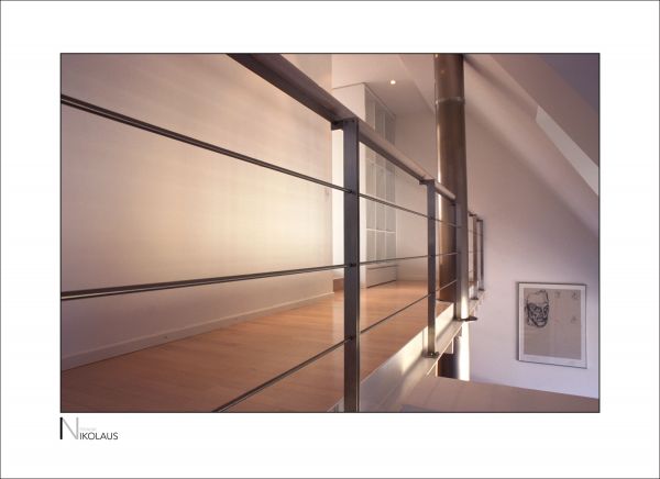 Interieufotografie: Galerie einer modernen Loftwohnung