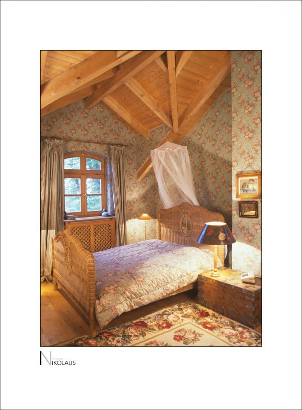 Klassischer Schlafzimmer im alten Stil