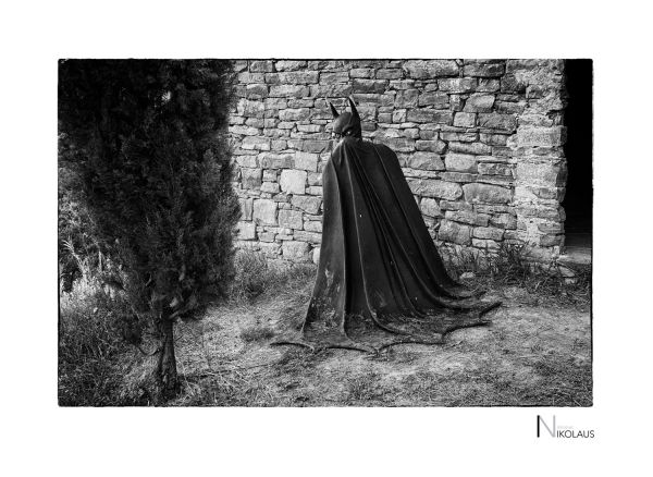 Skulptur im Kunstpark Quarelli, Roccaverano, Italien